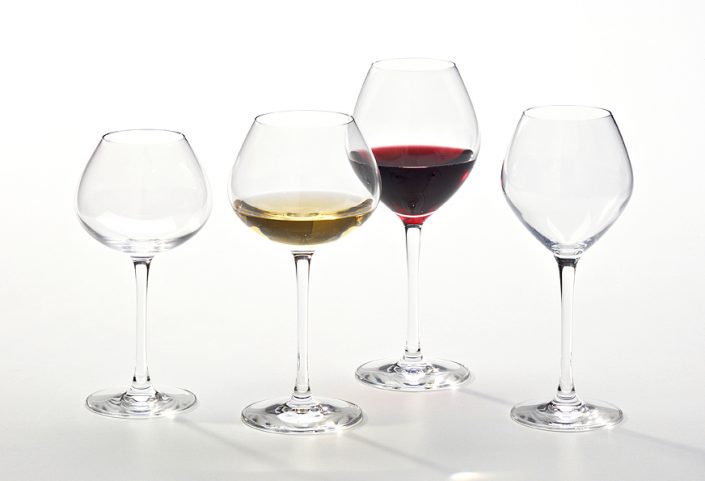 Le packshot art de la table verre et vin